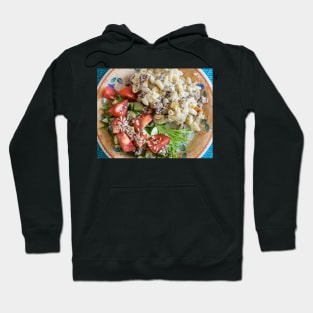 Casserole with salad Hoodie